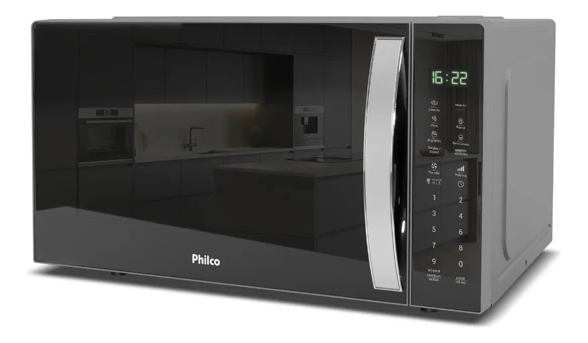 Micro-ondas Philco Pmo39s Prateado 33l 1400w — Cozinha (grandes)