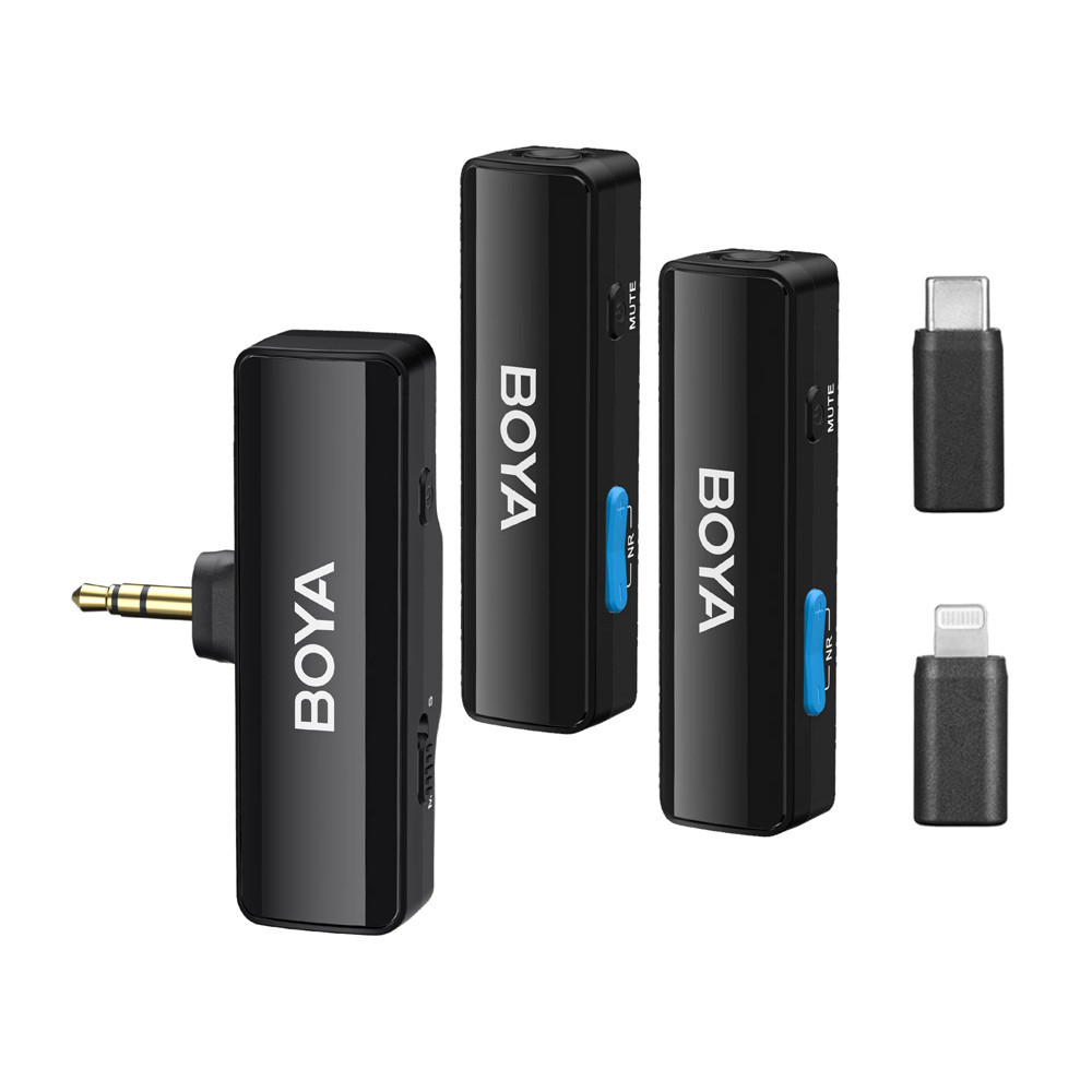 Microfone Lapela Boya Boyalink A2 Android Ios 3.5mm Preto