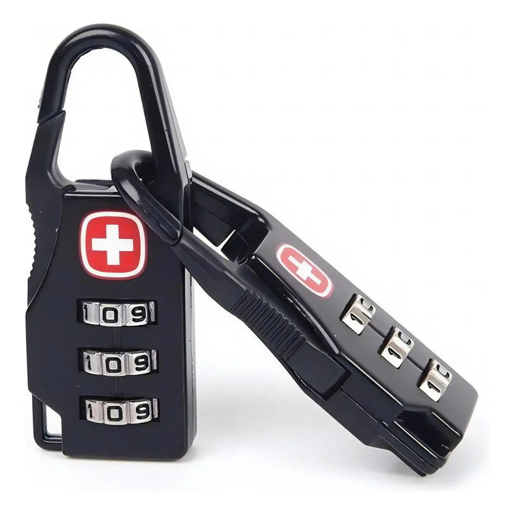 Mini Cadeado Com Senha 3 Dígitos Para Mochila Armário Mala 1 3