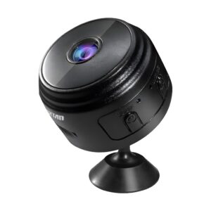 Mini Câmera de Segurança A9 HD Wi-fi Preto com Sensor de Movimento