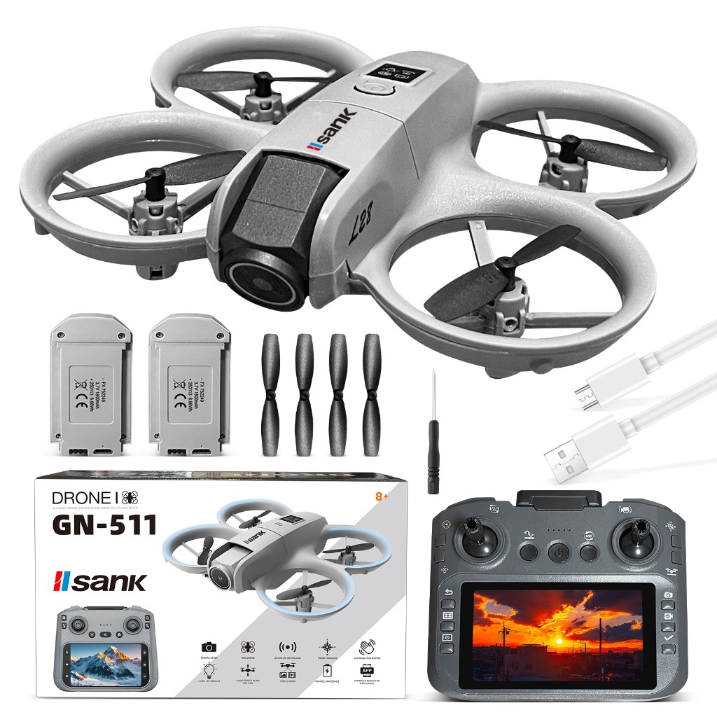 Mini Drone HD Profissional Wifi Dual Cmaera Altitude RC Quadcopter