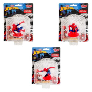 Mini Figura Homem Aranha Toyng Marvel Spider Man Herói Brinquedos DE