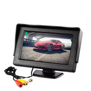 Mini Monitor Veicular LCD 4.3 Polegada Portátil Ipega