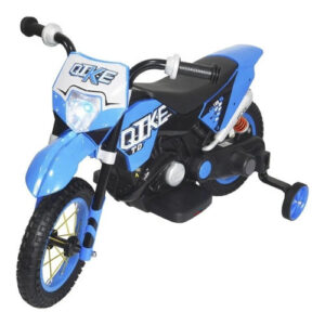 Mini Moto Cross Elétrica Infantil 6v Com Luz E Som Bw083az Cor Azul