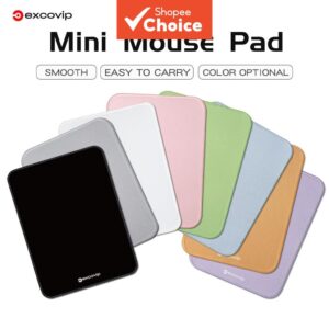 Mini Mouse Pad Pequeno Pano Antiderrapante Borda Costurada Conforto