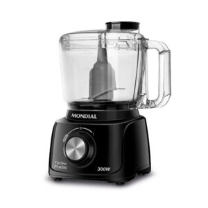 Mini Processador Mondial Turbo Pratic Preto 127V
