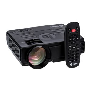 Mini Projetor Led Portatil Betec 1200 Lumens Bluetooth Até 120