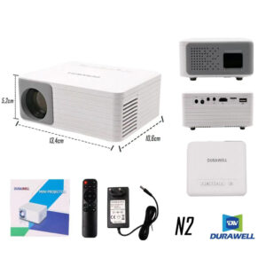 Mini Projetor Portátil Led 1080p Espelhamento Celular Pc Tv 200