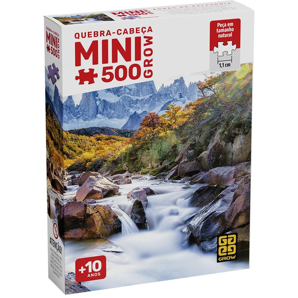 Mini Quebra-Cabeça 500 peças Águas da Patagonia — Brinquedos