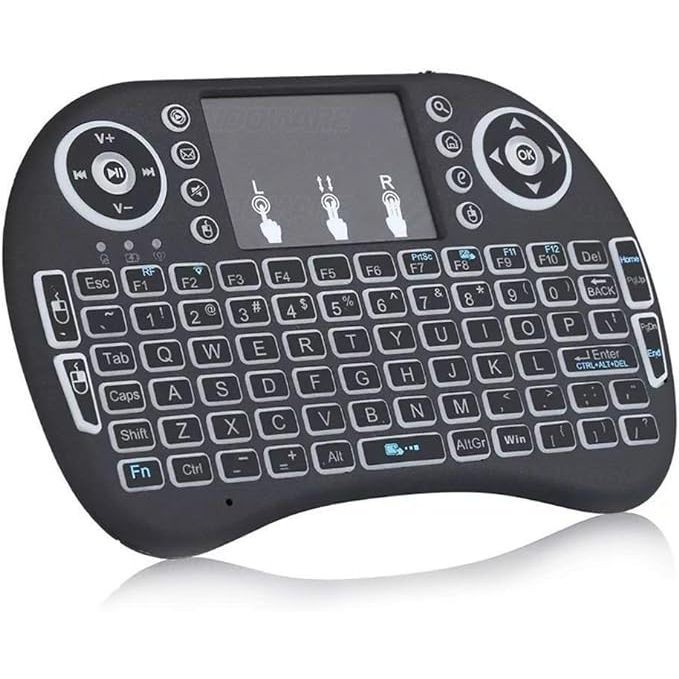 Mini Teclado Controle Sem Fio P Tv Smart Tv Box Pc Novo