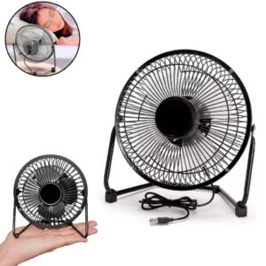 Mini Ventilador Usb Portátil De Mesa Silencioso Articulável Para Mesa
