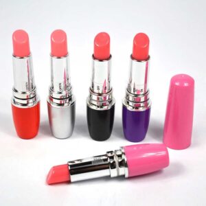 Mini Vibrador em Formato de Batom 5 Cores Lipstick Vibe