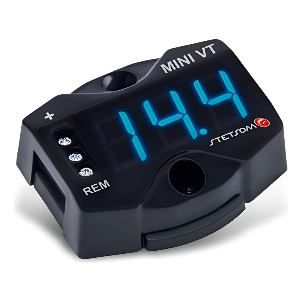 Mini Voltímetro Digital Stetsom Mini Vt Som Automotivo Compacto