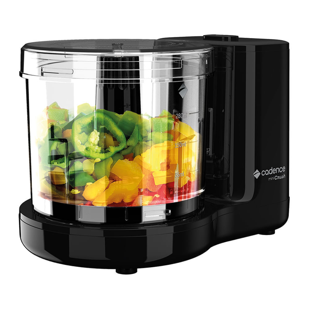 Miniprocessador Cadence Mini Crush Preto