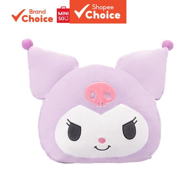 Miniso sanrio personagens série travesseiro de pelúcia confortável e
