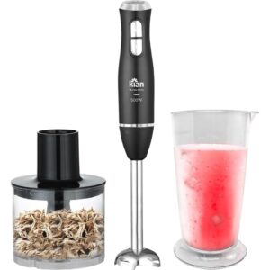 Mixer 2 em 1 Turbo 500W Preto com Copo e Mini Processador Kian 127V