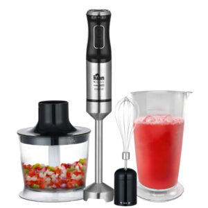 Mixer Elétrico 3 em 1 Kian 1000W Processador Batedor Triturador Preto