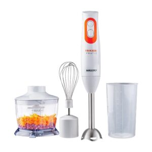 Mixer Mallory Trikxer 3 em 1, 500W, 2 Velocidades, Processador