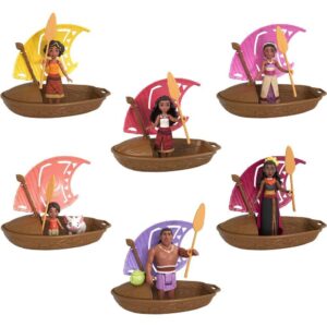Moana 2 Conjunto Canoa com Mini Boneca Surpresa Mattel