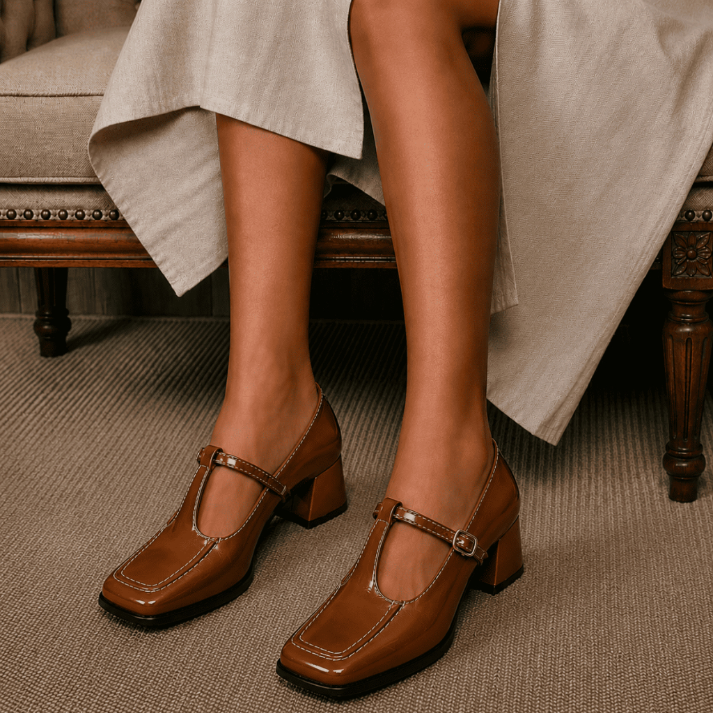 Mocassim Feminino Boneca Salto Baixo Loafer Sapatilha Confortável