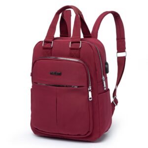 Mochila Bolsa Feminina Executiva Notebook Reforçada Usb Cor Viva 11L