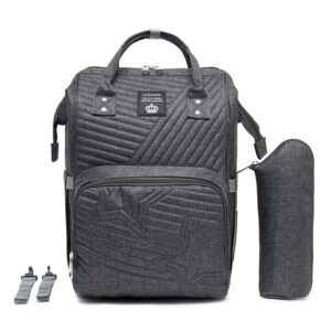 Mochila Bolsa Maternidade Bebê Mamãe Lequeen Porta Mamadeira Térmico