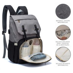 Mochila Bolsa Maternidade Lequeen Bolso Térmico