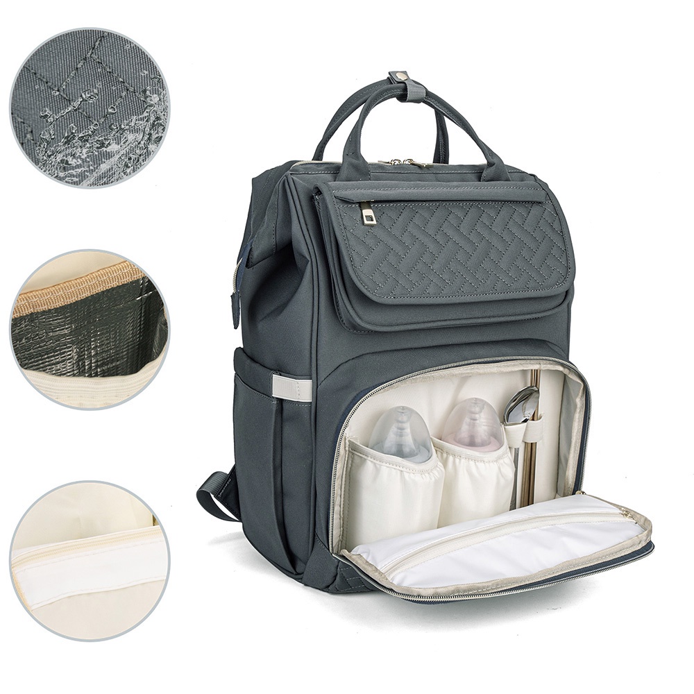 Mochila Bolsa Maternidade Lequeen Original Bolso Térmico — Bolsas e Mochilas