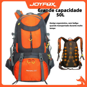 Mochila Cargueira 50L Joyfox Impermeável Acampamento Trilha Viagem