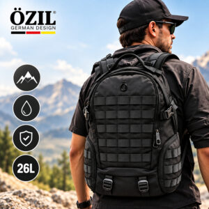 Mochila Cargueira Camping Ozil 26L Notebook 15.6 Reforçada Resistente