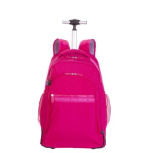 Mochila Carrinho Grande Paul Frank Dark Pink