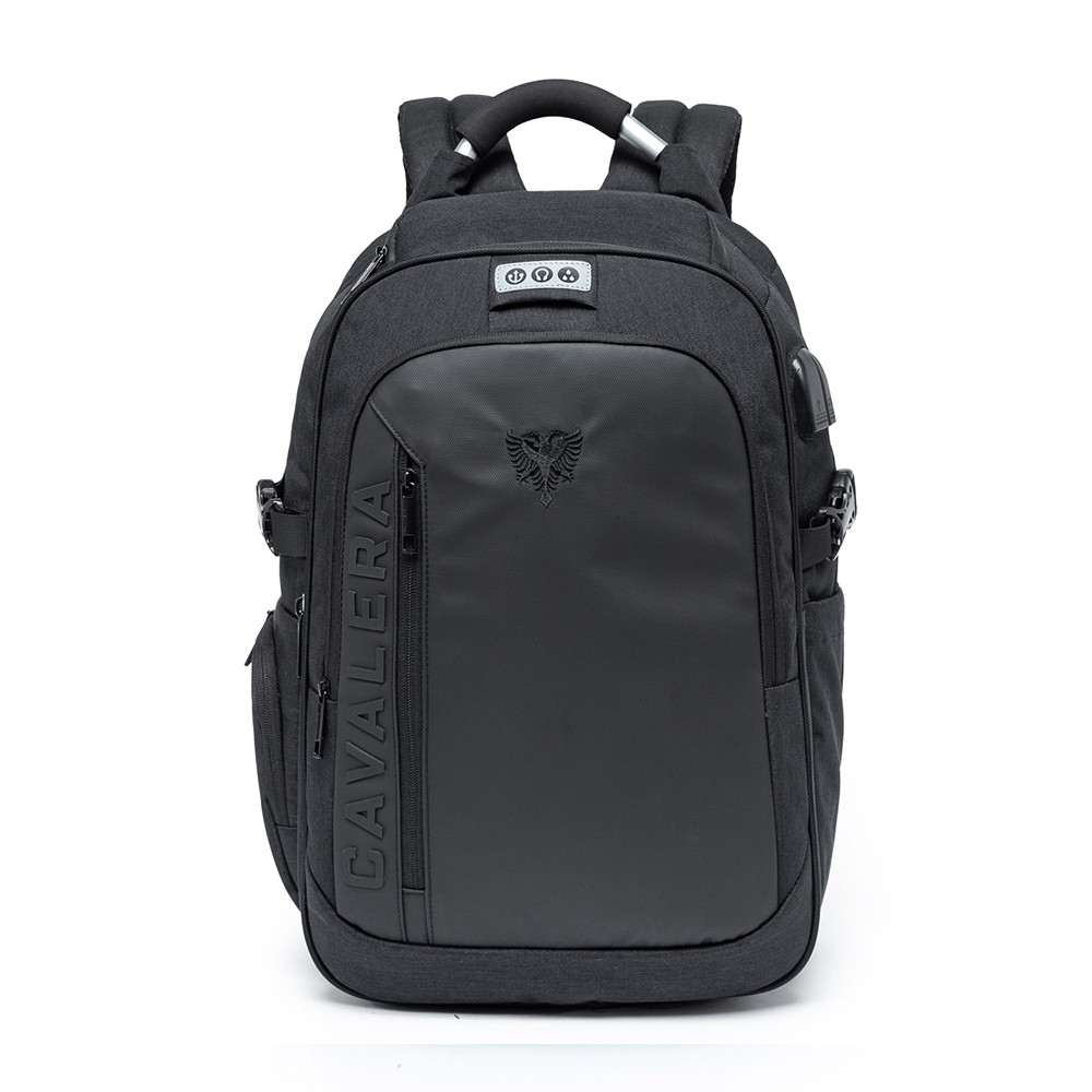 Mochila Cavalera 80’s Reforçada Notebook Executiva Preta