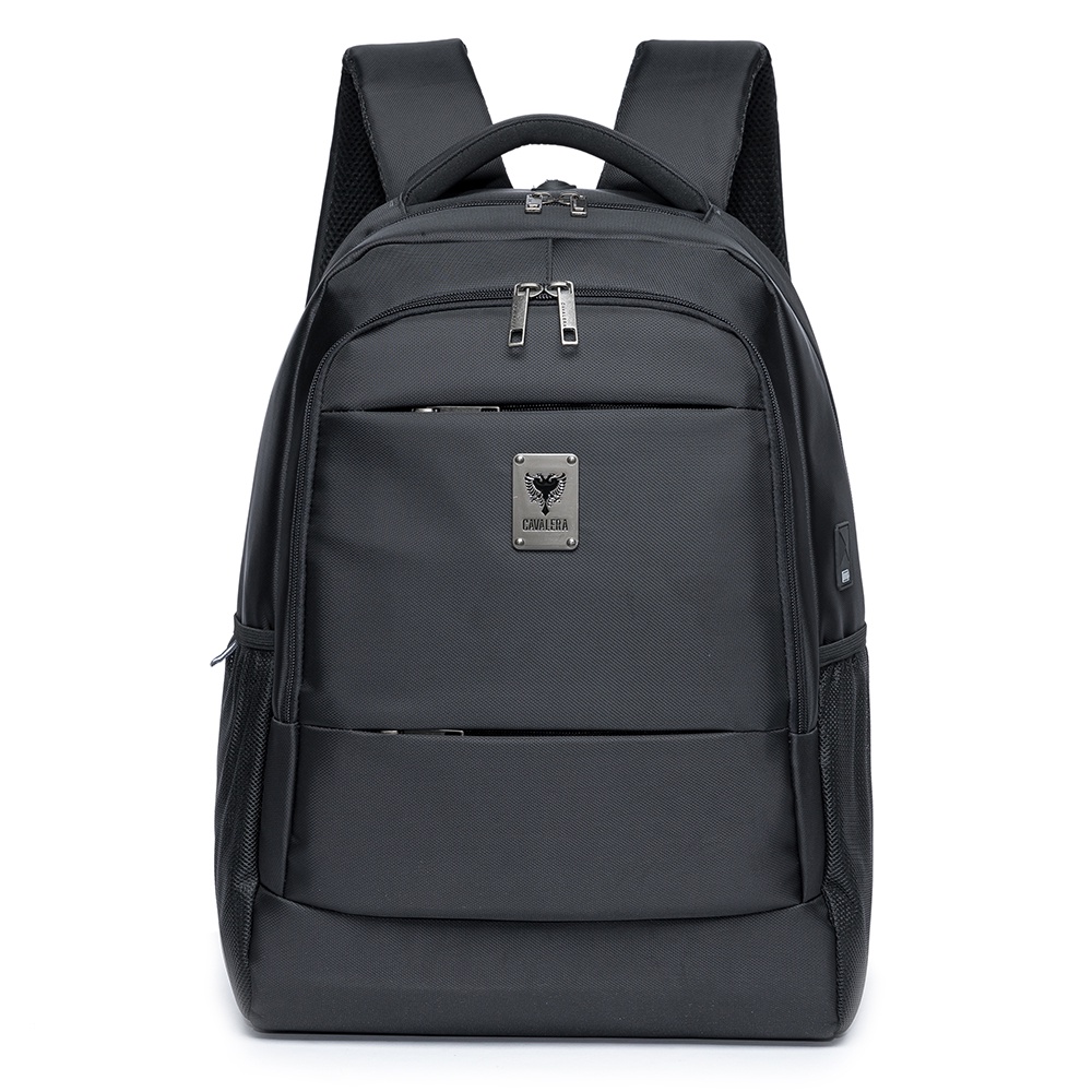 Mochila Cavalera Executiva Masculina Reforçada Notebook Preta