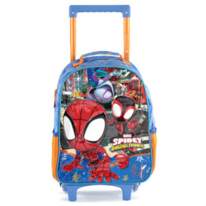 Mochila Com Rodas Escolar Xeryus 14 Spidey 15001 Azul Infantil