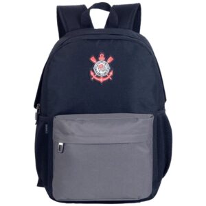 Mochila Costas Esportiva Escolar Escudo Corinthians Oficial