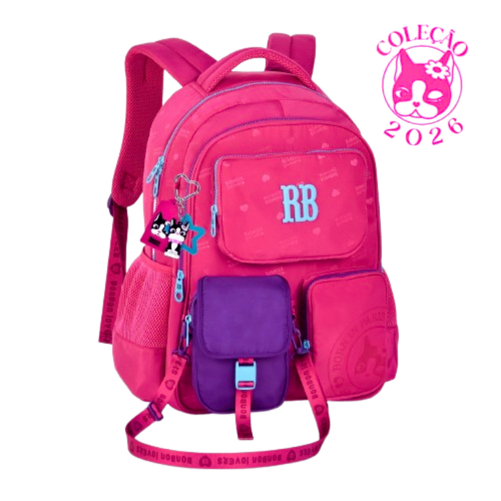 Mochila de Costas com Bolsinha Removível Rebecca Bonbon Urban Mix — Bolsas e Mochilas