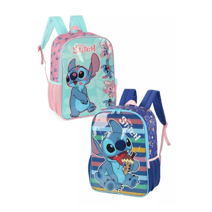 Mochila de Costas Escolar Disney Stitch Luxcel