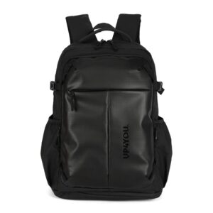 Mochila de Costas Grande Em PU Com Compartimento para Notebook