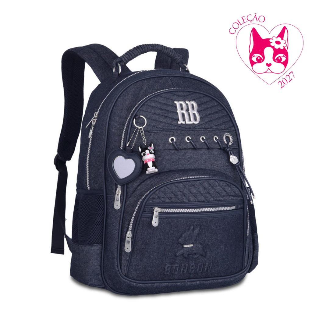 Mochila de Costas Rebecca Bonbon Jeans Clio Style Modelo:RB28037