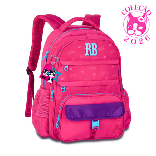 Mochila de Costas Rebecca Bonbon Urban Mix Clio Style Cor:Rosa — Bolsas e Mochilas