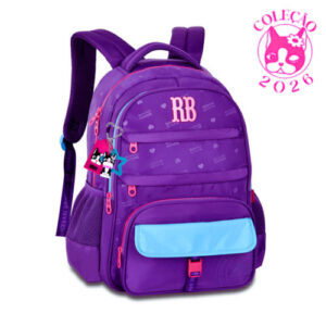 Mochila de Costas Rebecca Bonbon Urban Mix Clio Style Cor:Roxo — Bolsas e Mochilas
