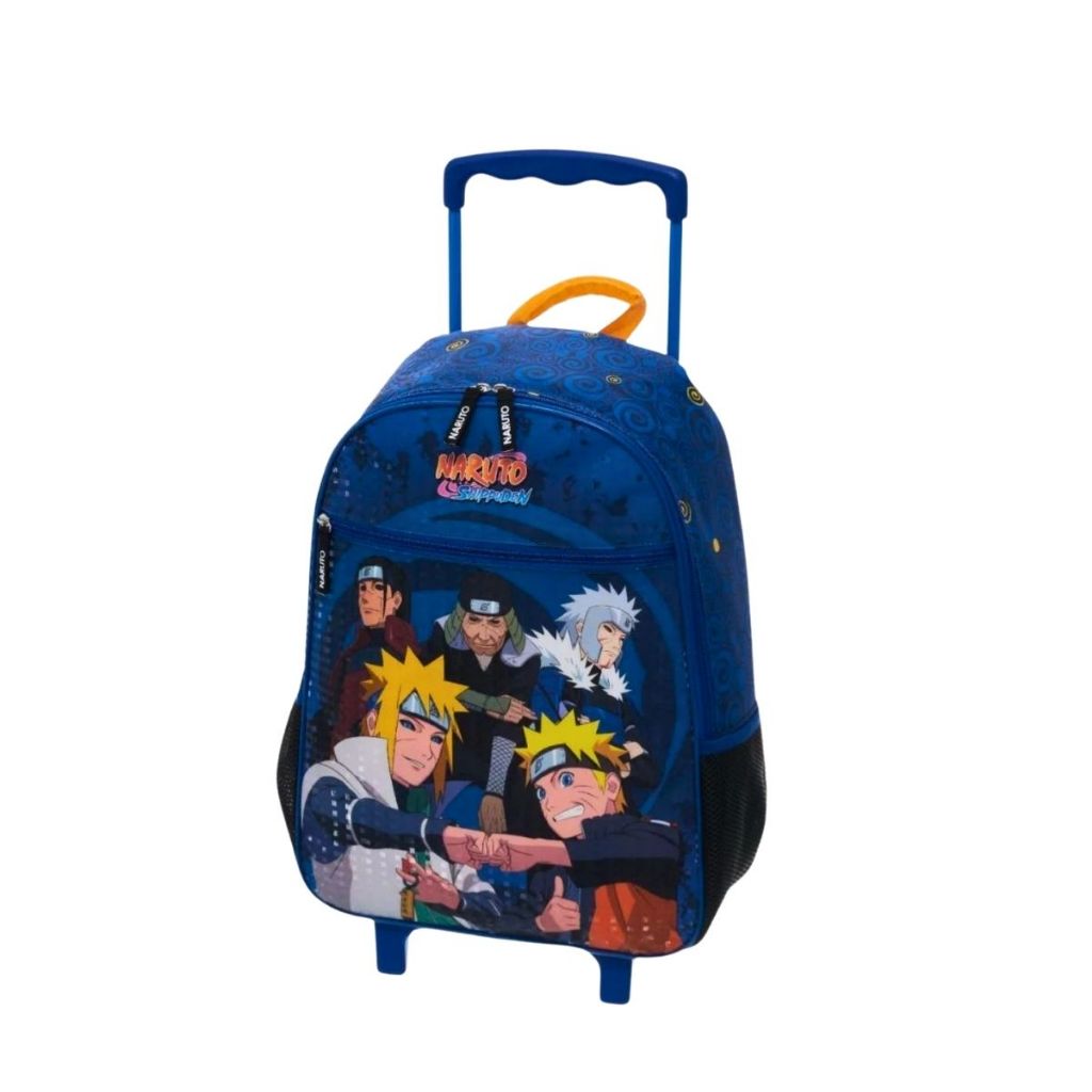 Mochila De Rodinha Escolar Infantil Naruto Shippuden Leaf — Bolsas e Mochilas