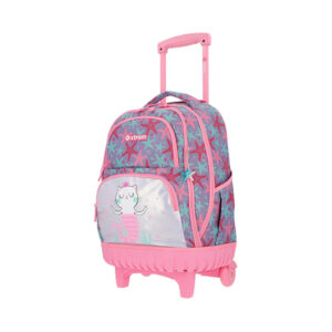 Mochila de Rodinha Infantil Xtrem Cross Rosa e Lilás