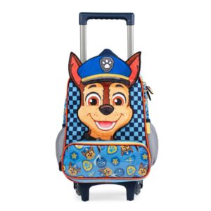 Mochila de Rodinha Masculina Patrulha Canina Chase Baby Azul