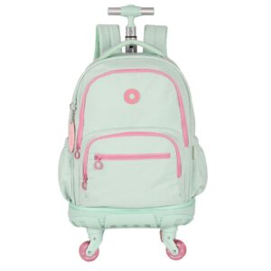 Mochila de Rodinhas 360 Skate Juvenil com Chaveiro Luara Up4you