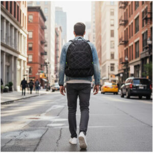 Mochila Dobrável para Viagem Estampa Jacki Design