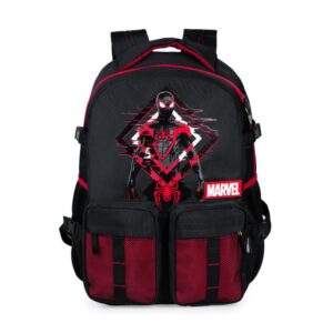 Mochila Escolar Infanto-Juvenil Masculina Homem Aranha Preta