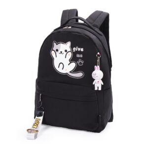 Mochila Escolar Juvenil Faculdade Reforçada Gatinho Teen Yupe