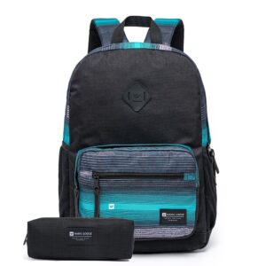 Mochila Espaçosa Escolar Casual Unissex Estojo Hang Loose Bali