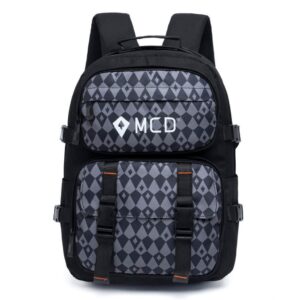 Mochila Estampa Geométrica Mcd Juvenil Reforçada